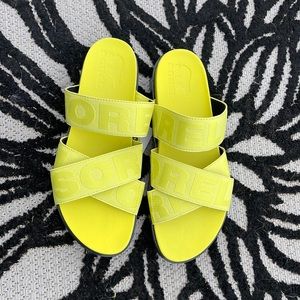 Sorel slip on sandals